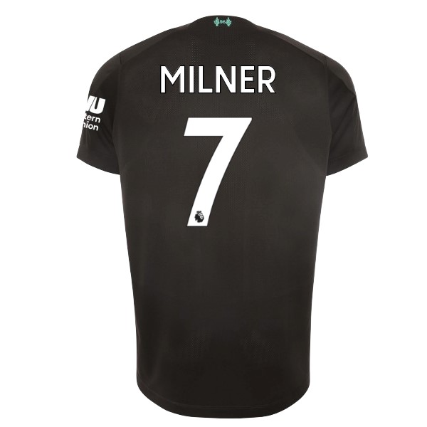 Camiseta Liverpool NO.7 Milner 3ª 2019/20 Negro